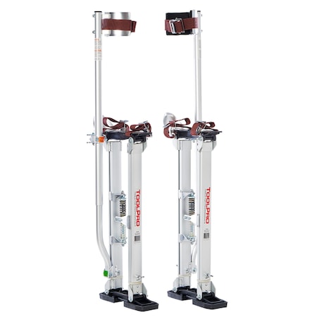 Toolpro Stilts, 24 in to 40 in, adjustable, aluminum TP72440